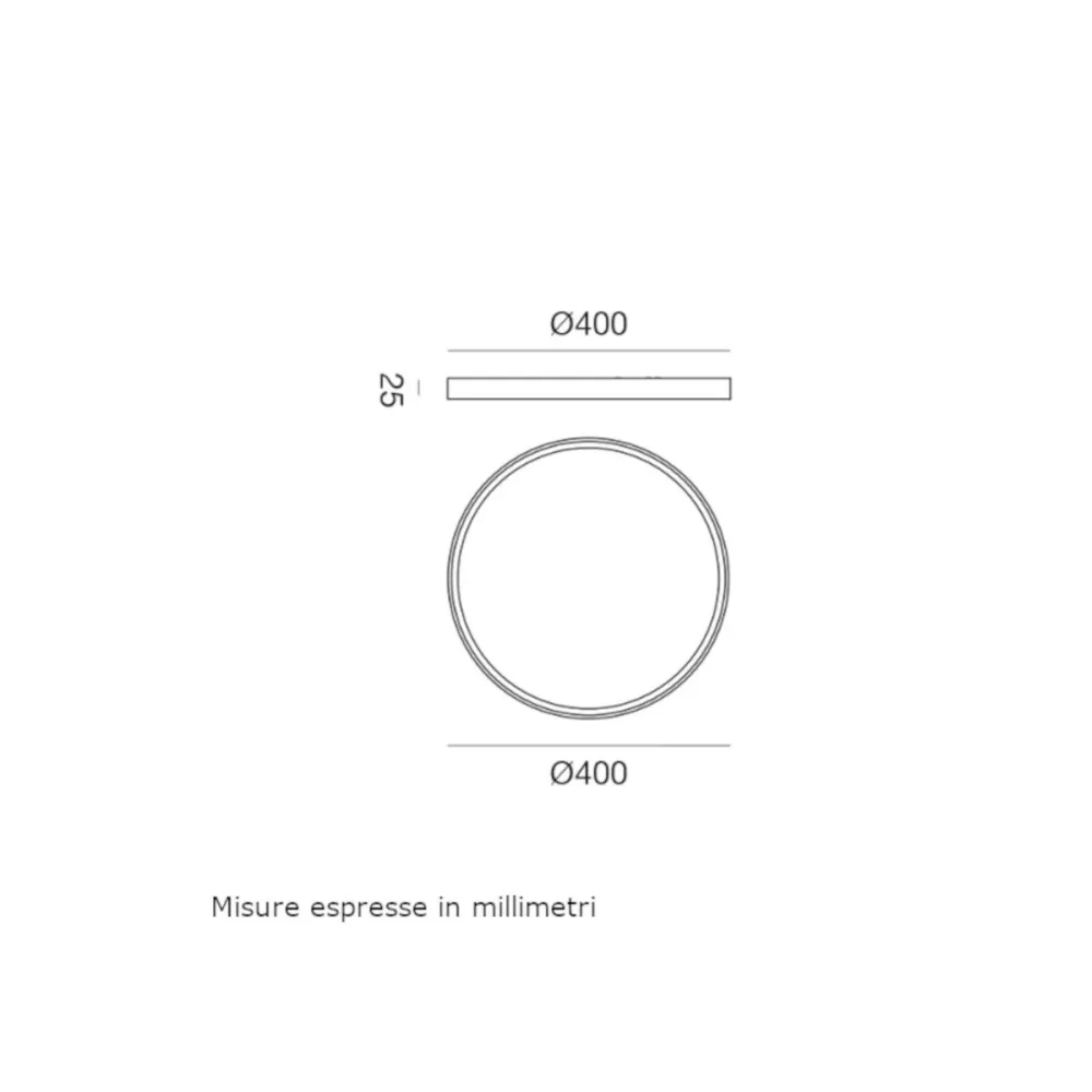 Gea Led GPL324 LED moderne Deckenleuchte