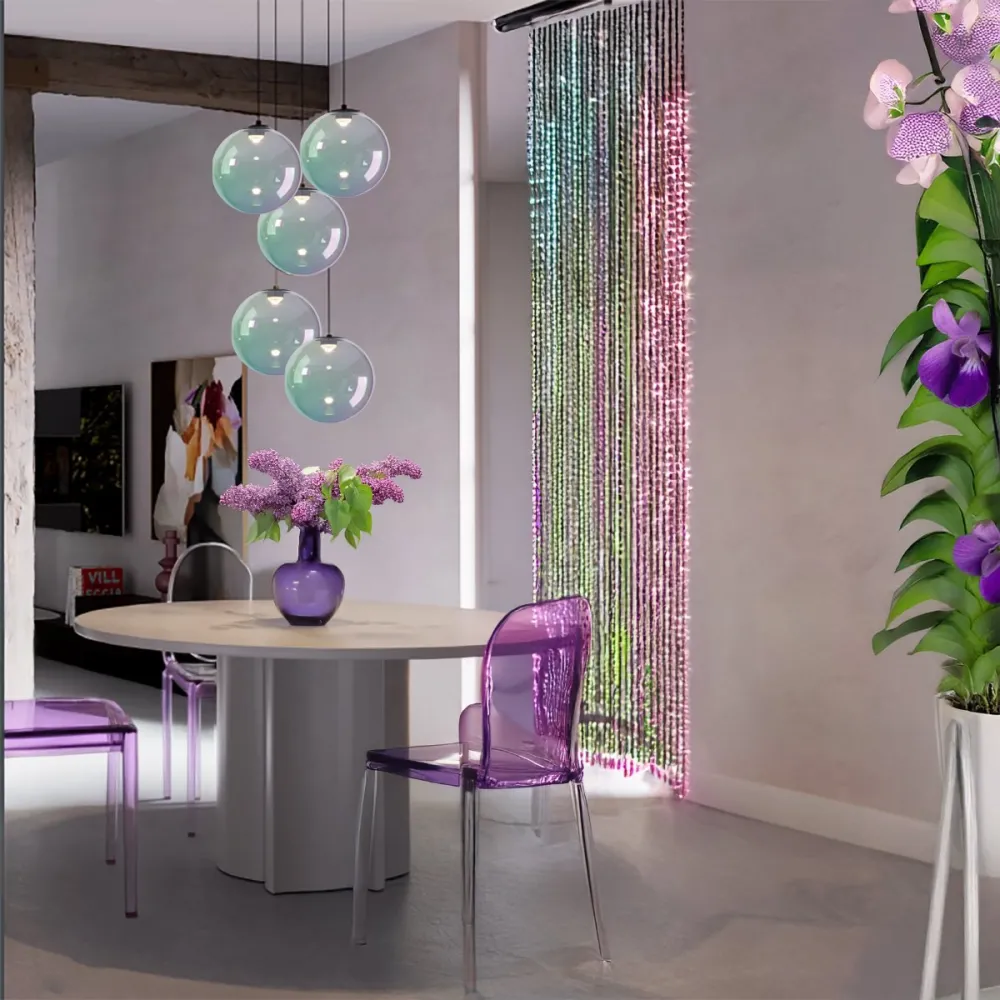 Lustre LED groupe refaire IRIDES 01-3596