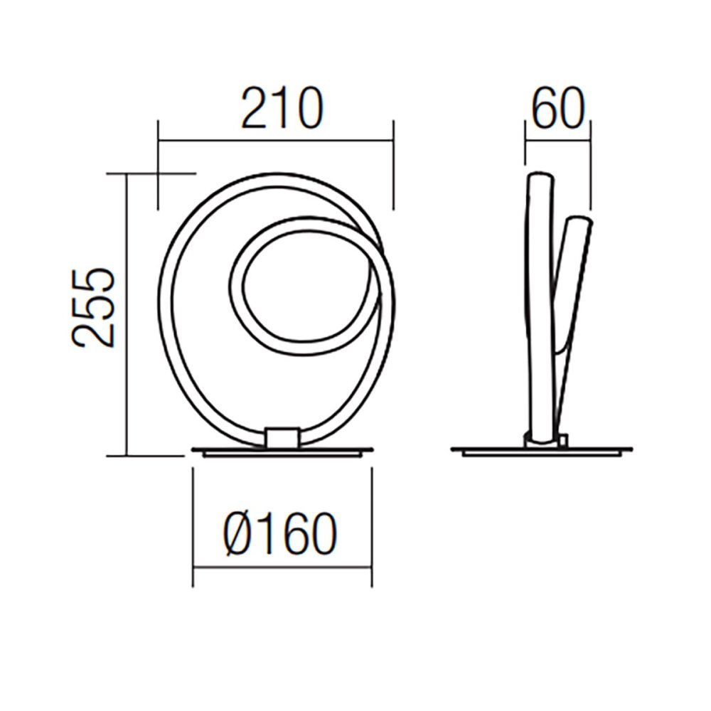LED-Lampenschirm REDO-Gruppe SINTRA 01-1479