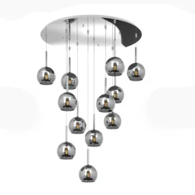 Lampadario moderno Top Light FUTURE 1155CR S12 TP E27 LED