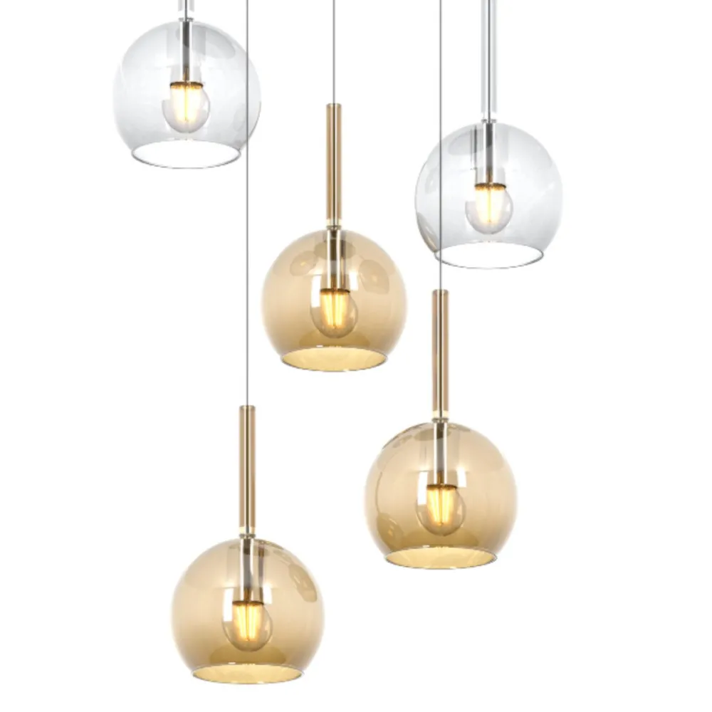 Plafonnier moderne Top light FUTURE 1155CR S5 TP TA E27 LED