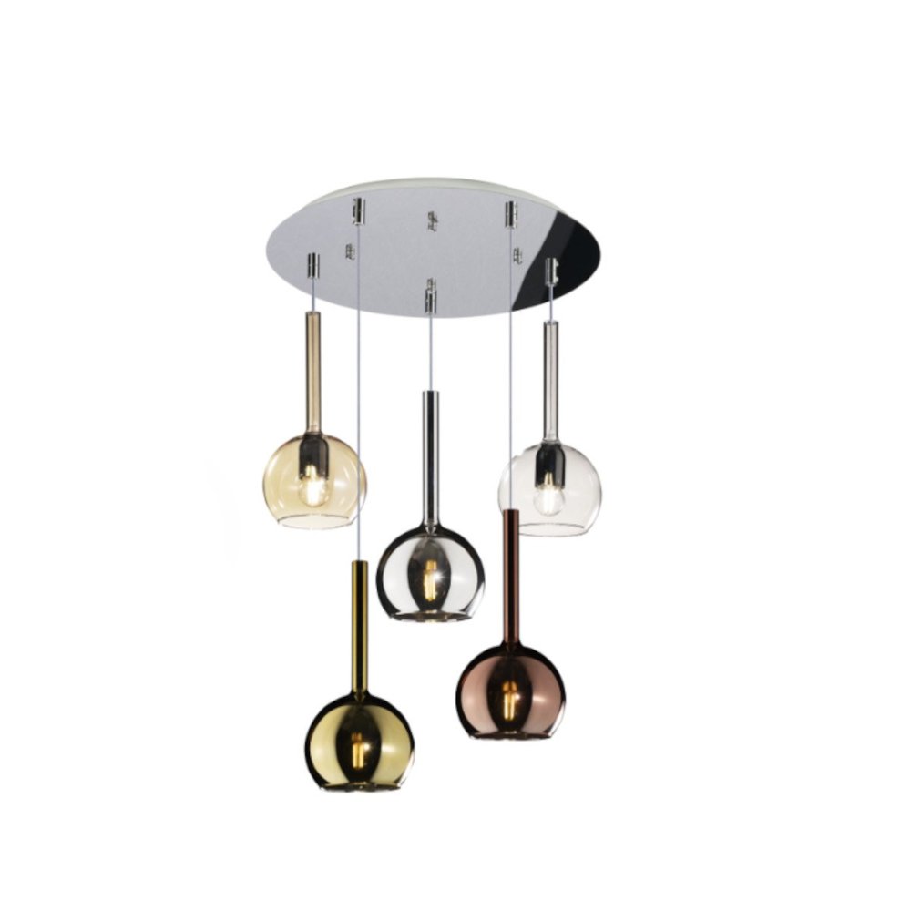 Moderne Deckenleuchte Topleuchte FUTURE 1155CR S5 TP MC E27 LED