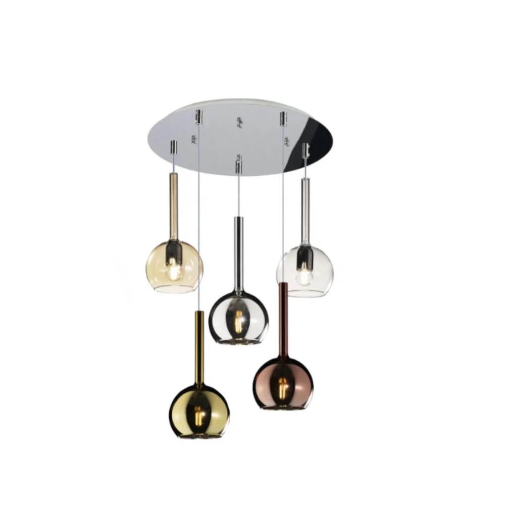 Plafoniera moderna Top light FUTURE 1155CR S5 TP MC E27 LED