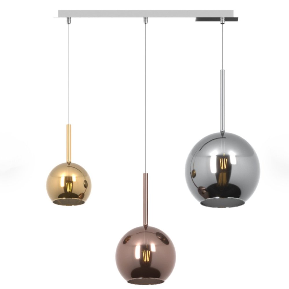 Lustre moderne Top light FUTURE 1155CR S3 RMIX MC E27 LED