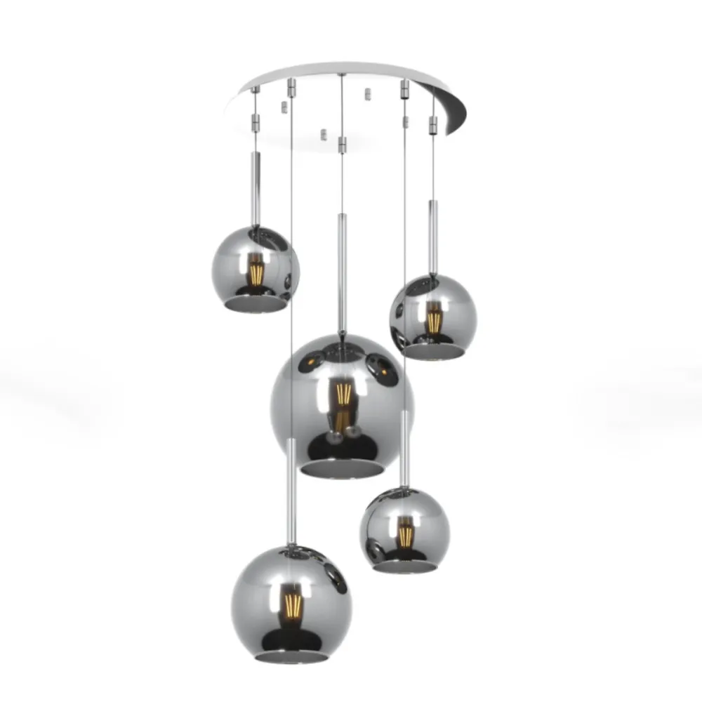 Plafonnier moderne Top Light FUTURE 1155 S5 TMIX E27 LED