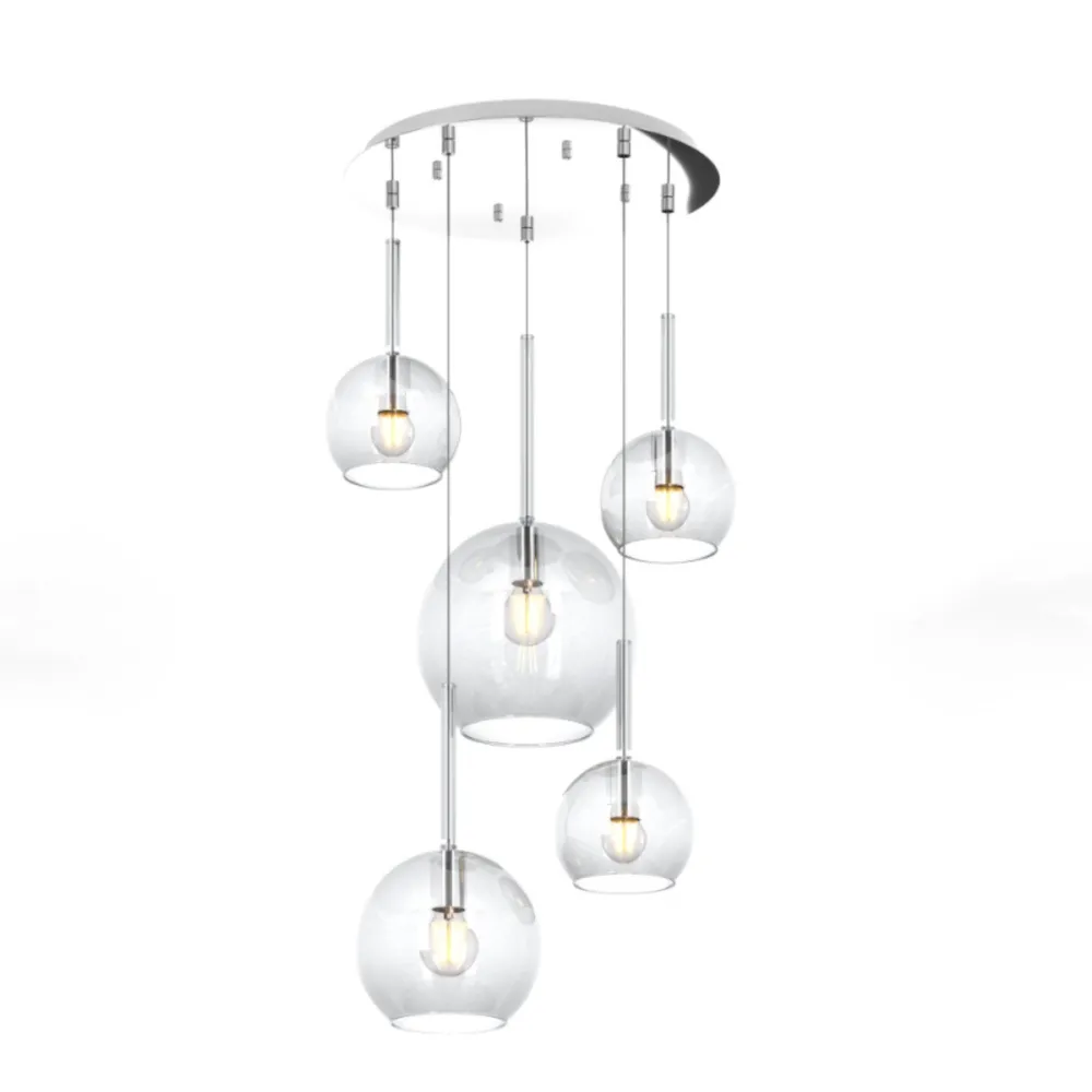 Plafonnier moderne Top Light FUTURE 1155 S5 TMIX E27 LED