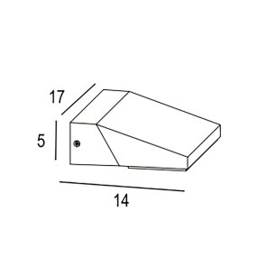 Promoingross BOB A17 RU aplique LED exterior