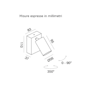 Gea Led GES2072 LED IP65 Außenwandleuchte