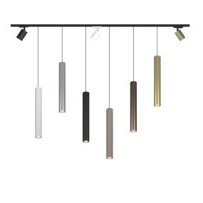 Plafonnier LED Top Light Track MONO 1203 YARI 200 N GU10 spots orientables modernes