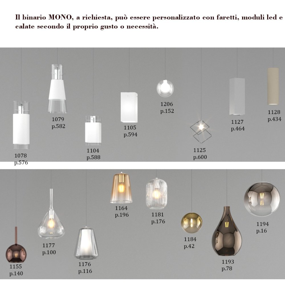 Binario Top Light MONO MIXKIT 200 N BI