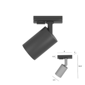 Top Light Lichtschiene MONO AMOSKIT 300 SCHWARZ