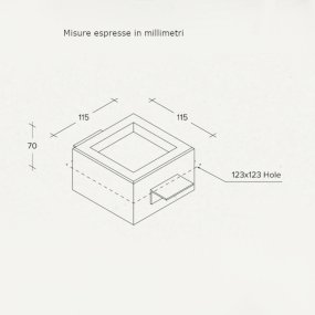 Spot encastrable Sforzin éclairage FILIATRA' T382 GX53 LED