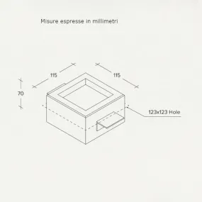 Spot encastrable Sforzin éclairage FILIATRA' T382 GX53 LED