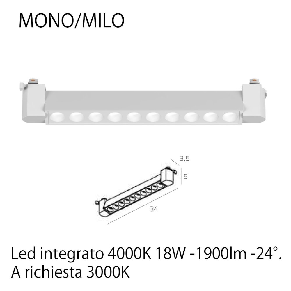 Rail Top Light MONO MIXXIT 300 N BI