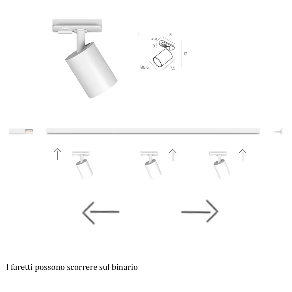 Binario Top Light MONO YARIKIT 100 BI
