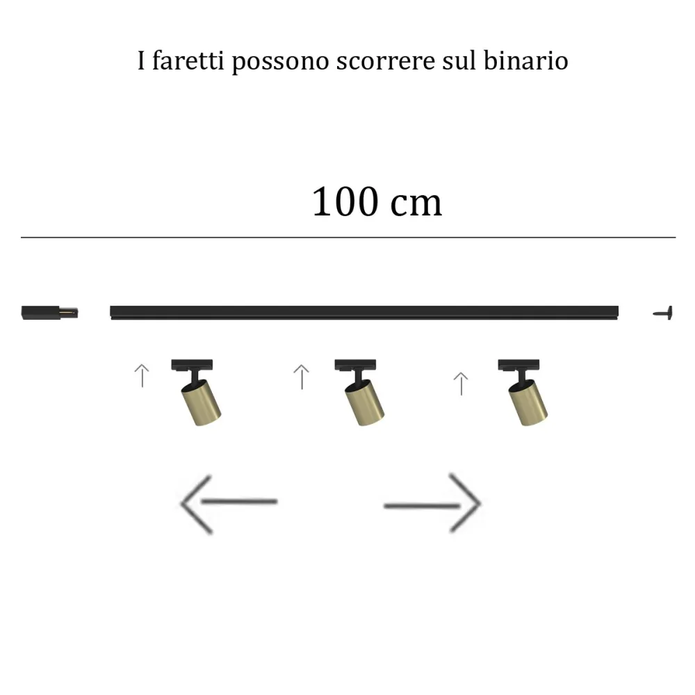 Top Light Schiene MONO YARIKIT 100 OR