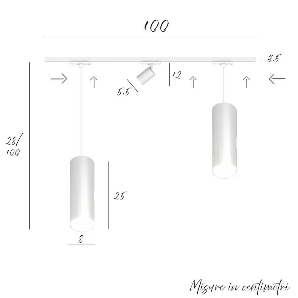 Binario Top Light MONO 1128 CLOUD YARI