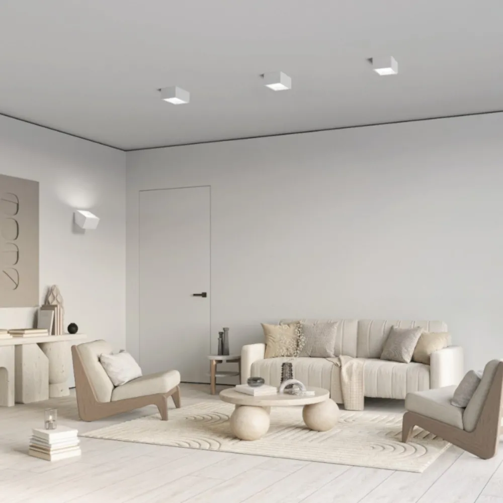 Plafoniera NASSO quadrata t427