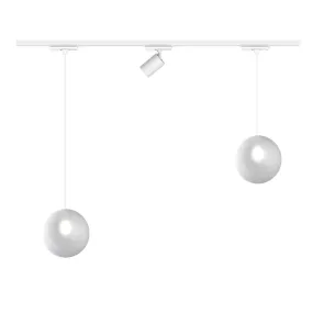 Riel Top Light MONO 1184 ECLIPSE YARI BLANCO G9 LED