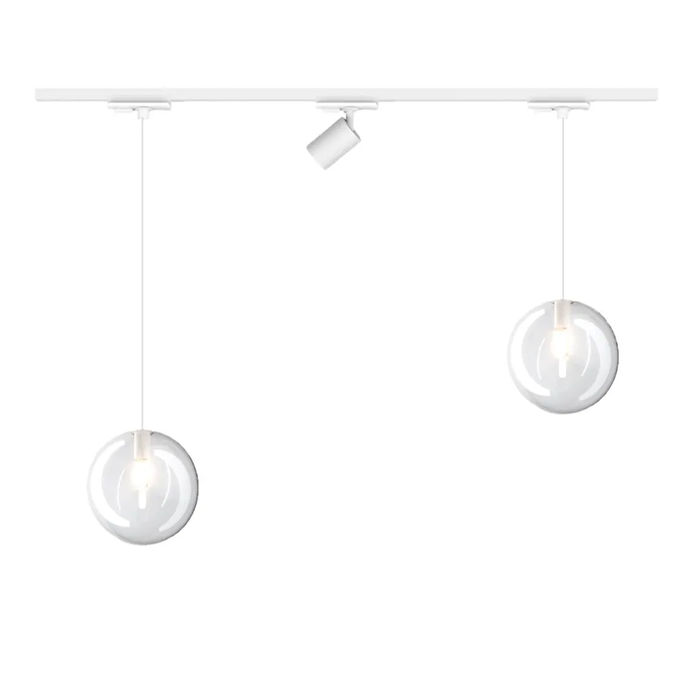 Riel Top Light MONO 1184 ECLIPSE YARI BLANCO G9 LED