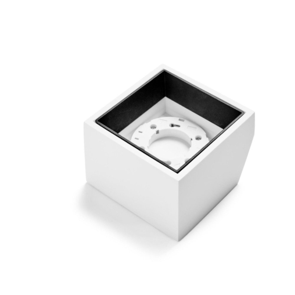 Aplique cuadrado de yeso Sforzin NASSO iluminación T434 GX53 LED