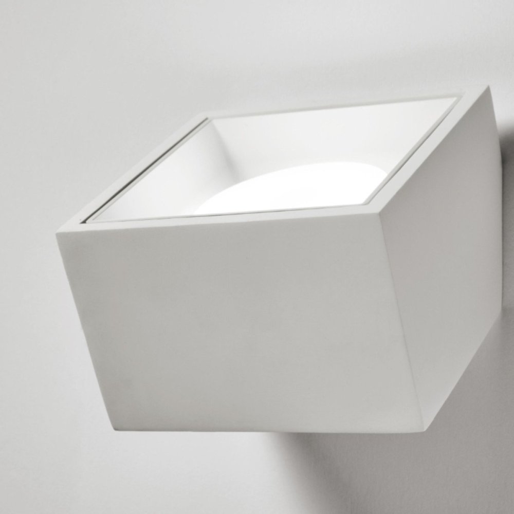 Applique gesso Sforzin illuminazione NASSO quadrata T434 GX53 LED