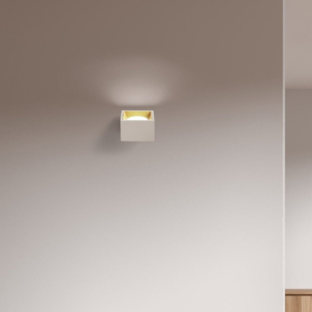Applique gesso Sforzin illuminazione NASSO quadrata T436 GX53 LED