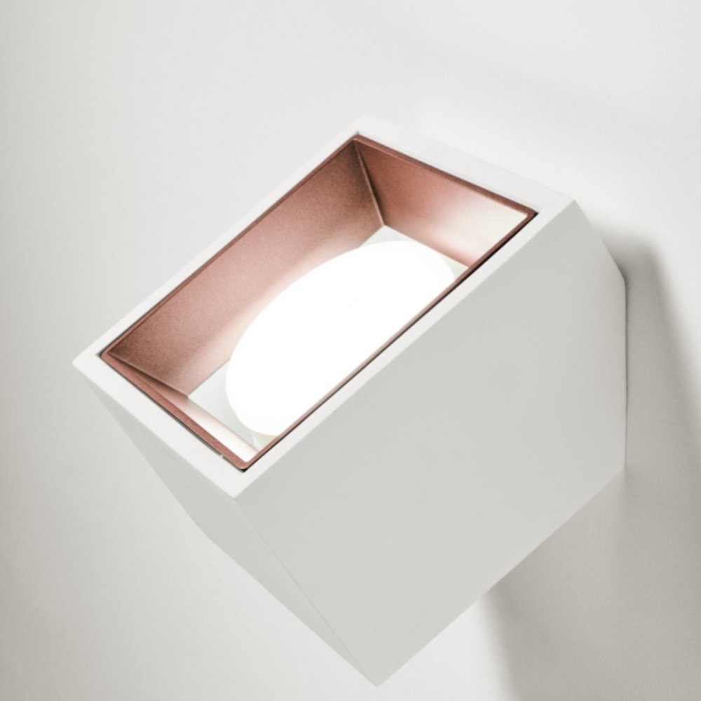 Applique en plâtre Sforzin Lighting NASSO carrée T437 GX53 LED