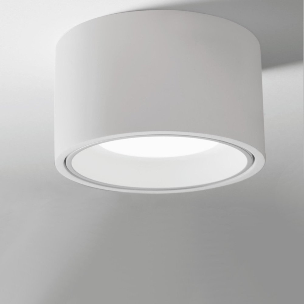 Lámpara de techo redonda de yeso Sforzin NASSO iluminación T423 GX53 LED