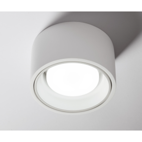 Lámpara de techo redonda de yeso Sforzin NASSO iluminación T423 GX53 LED