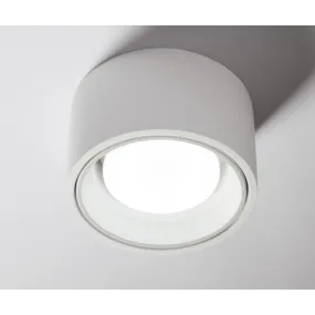 Sforzin rond NASSO éclairage T423 GX53 Plafonnier LED en plâtre