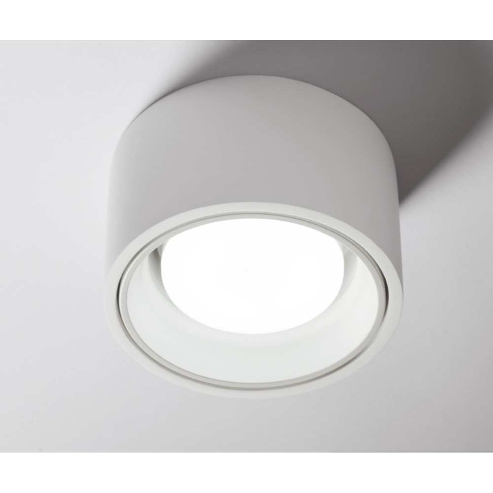 Lámpara de techo redonda de yeso Sforzin NASSO iluminación T423 GX53 LED