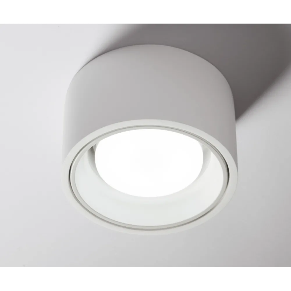 Sforzin rond NASSO éclairage T423 GX53 Plafonnier LED en plâtre