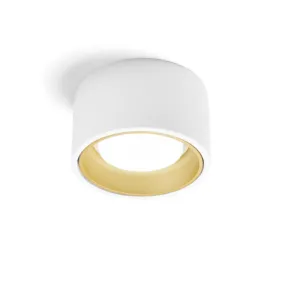 Plafoniera gesso Sforzin illuminazione NASSO tonda T424 GX53 LED