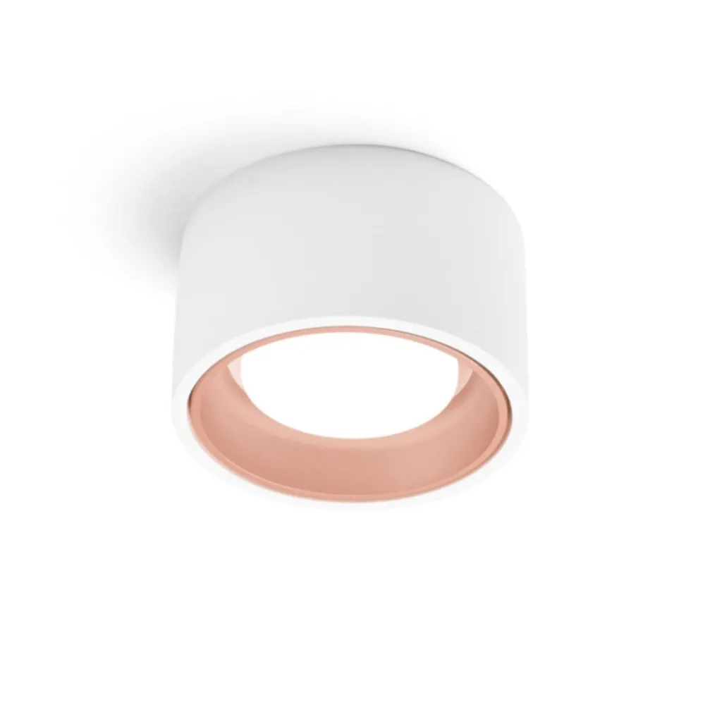 Plafonnier rond en plâtre éclairage Sforzin NASSO T425 GX53 LED