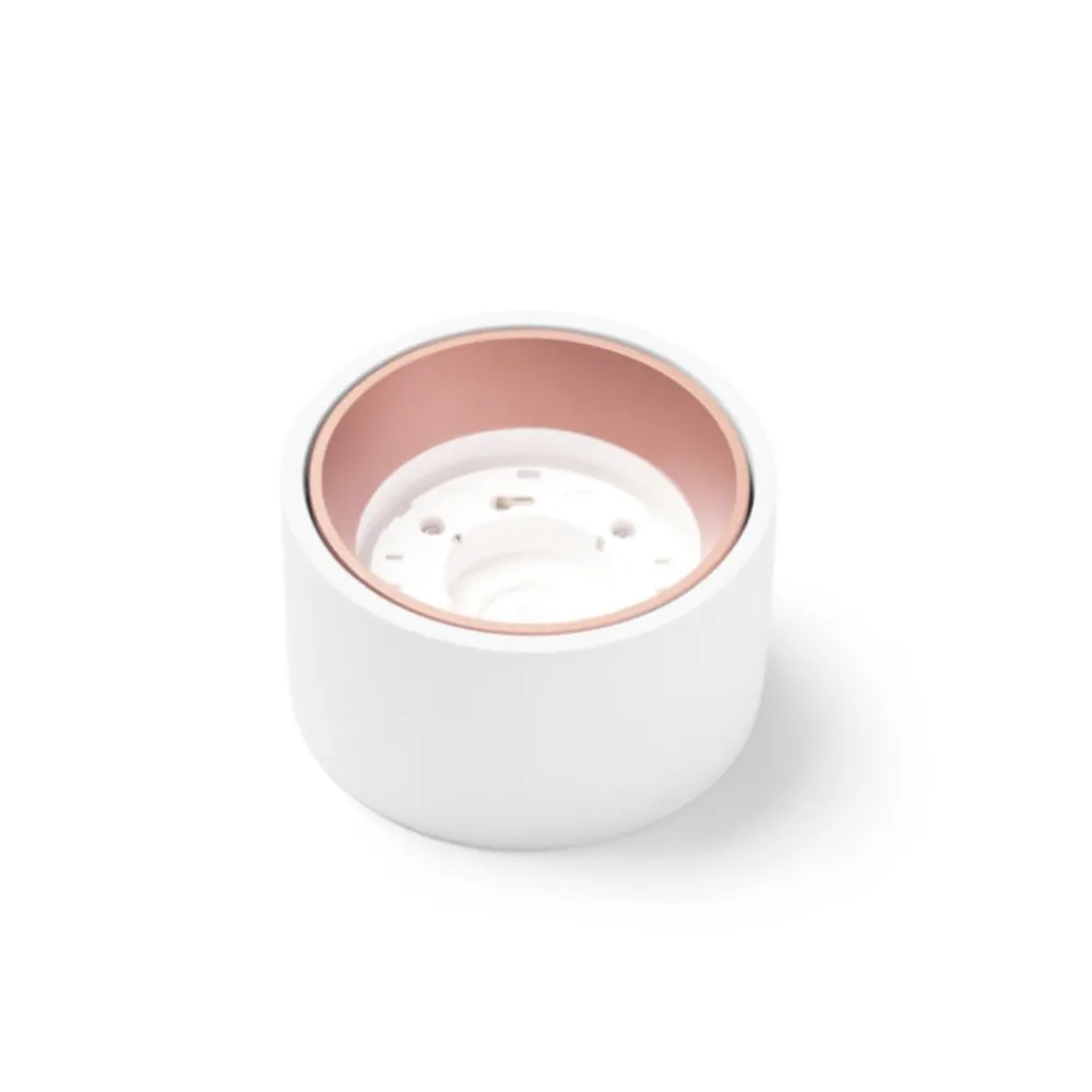 Plafonnier rond en plâtre éclairage Sforzin NASSO T425 GX53 LED