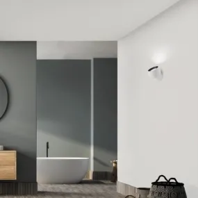 Applique murale en plâtre Sforzin NASSO éclairage ronde T430 GX53 LED