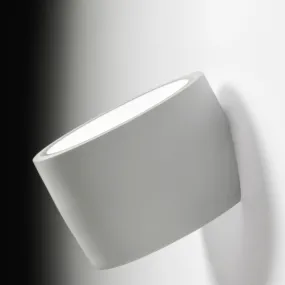 Applique murale en plâtre Sforzin NASSO éclairage ronde T431 GX53 LED