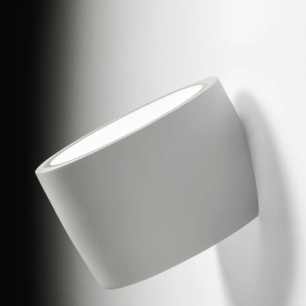 Applique murale en plâtre Sforzin NASSO éclairage ronde T431 GX53 LED