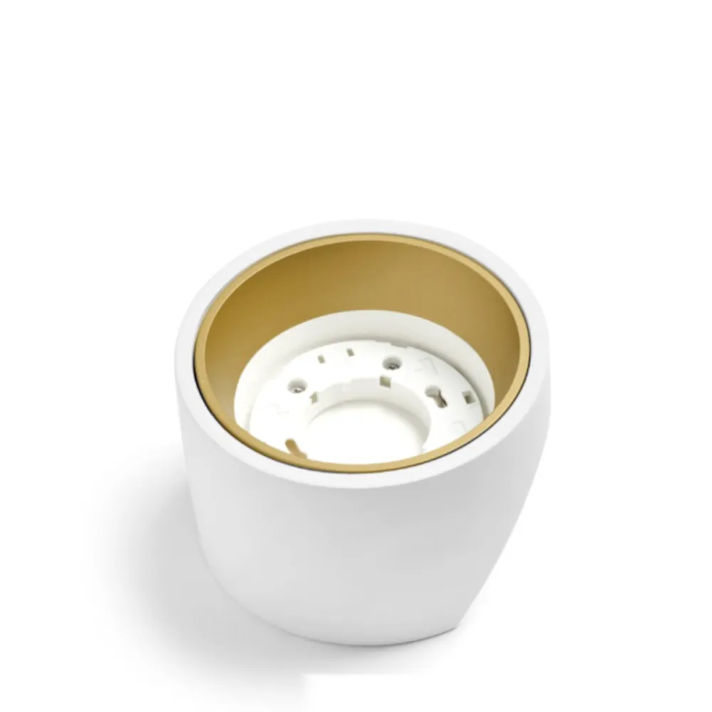 Applique gesso Sforzin illuminazione NASSO tonda T432 GX53 LED