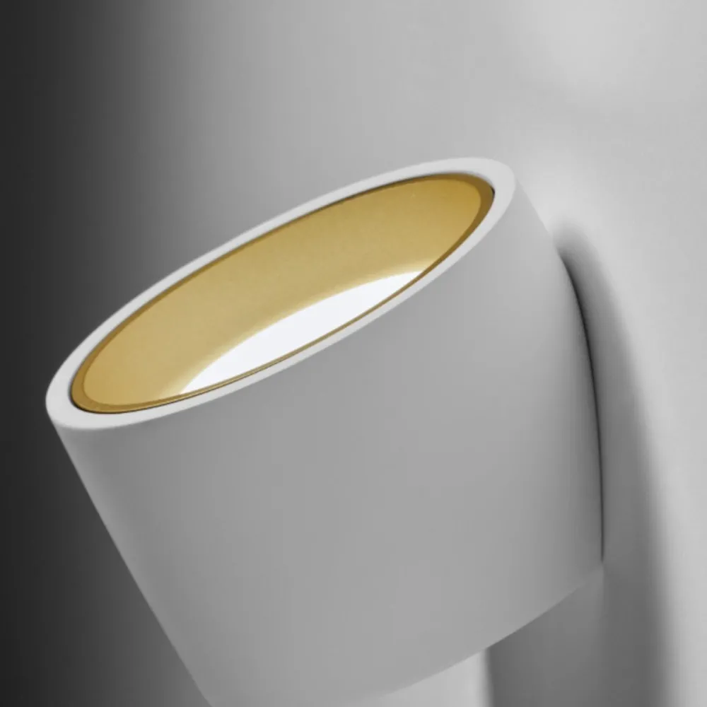 Applique gesso Sforzin illuminazione NASSO tonda T432 GX53 LED