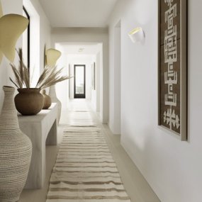 Applique murale en plâtre Sforzin NASSO éclairage ronde T430 GX53 LED