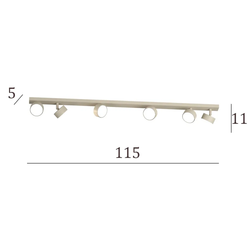 Binario Top Light EDRA 1210 6 SA