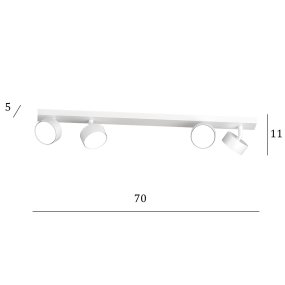 Top Light EDRA 1210 4 BI