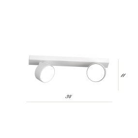 Top Light Wandleuchte EDRA 1210 2 BI