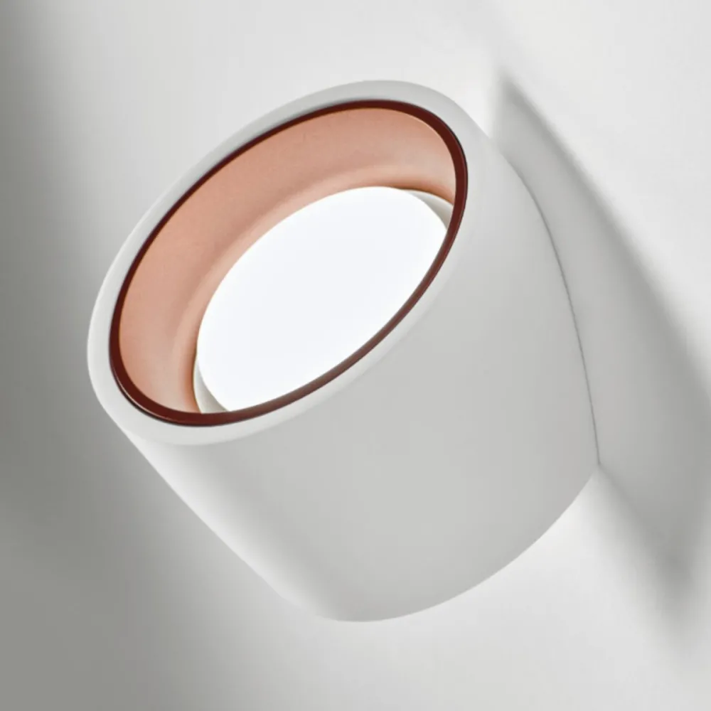 Applique murale en plâtre Sforzin NASSO éclairage ronde T433 GX53 LED