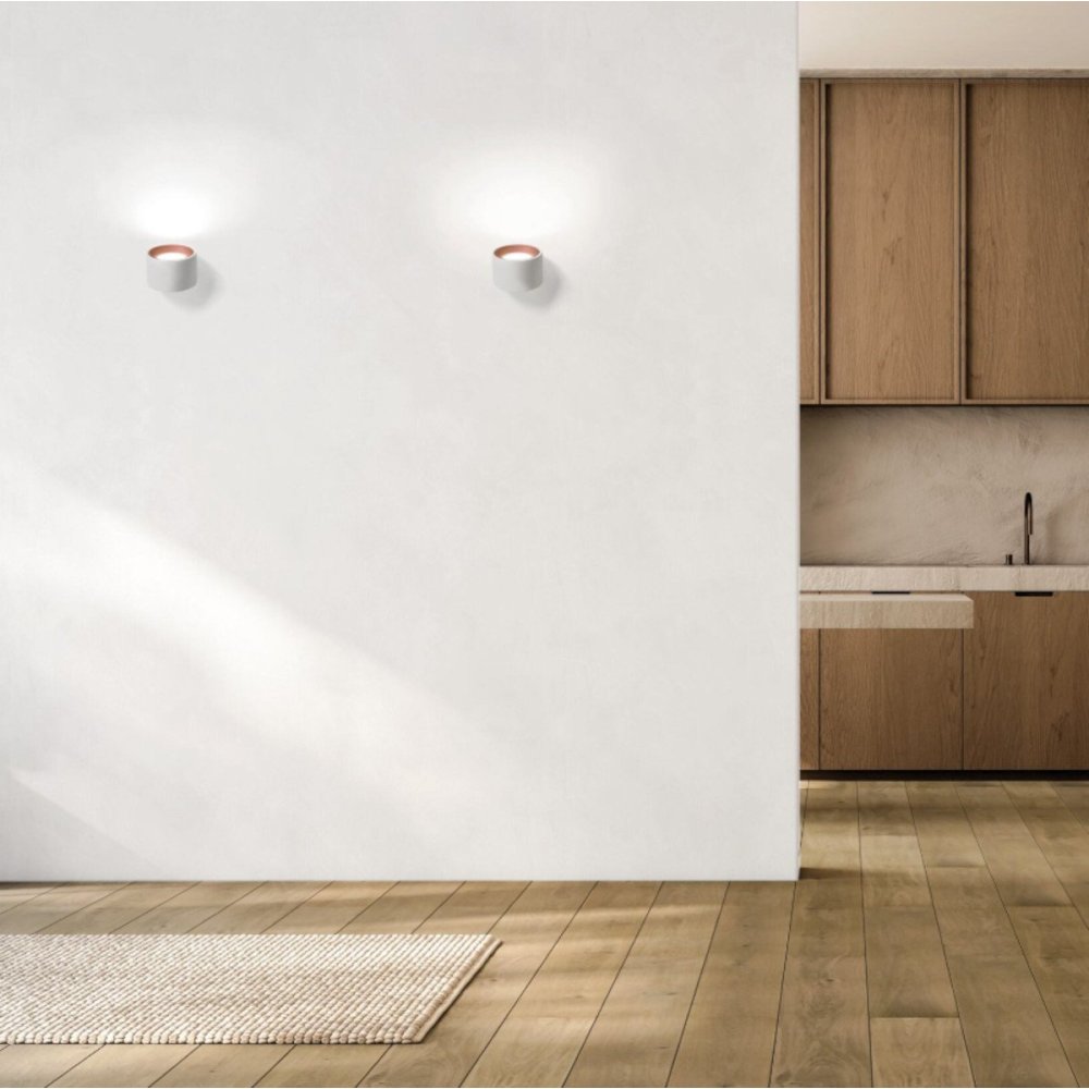 Aplique de yeso Sforzin NASSO iluminación redonda T433 GX53 LED