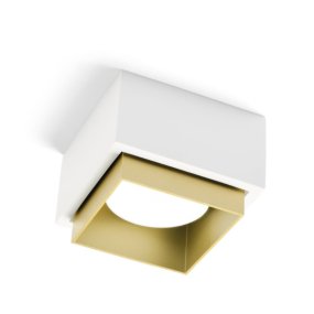 Plafoniera gesso Sforzin illuminazione SYME quadrata GX53 LED