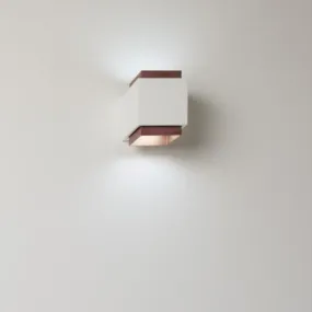 Applique murale en plâtre Sforzin SYME éclairage carré GX53 LED