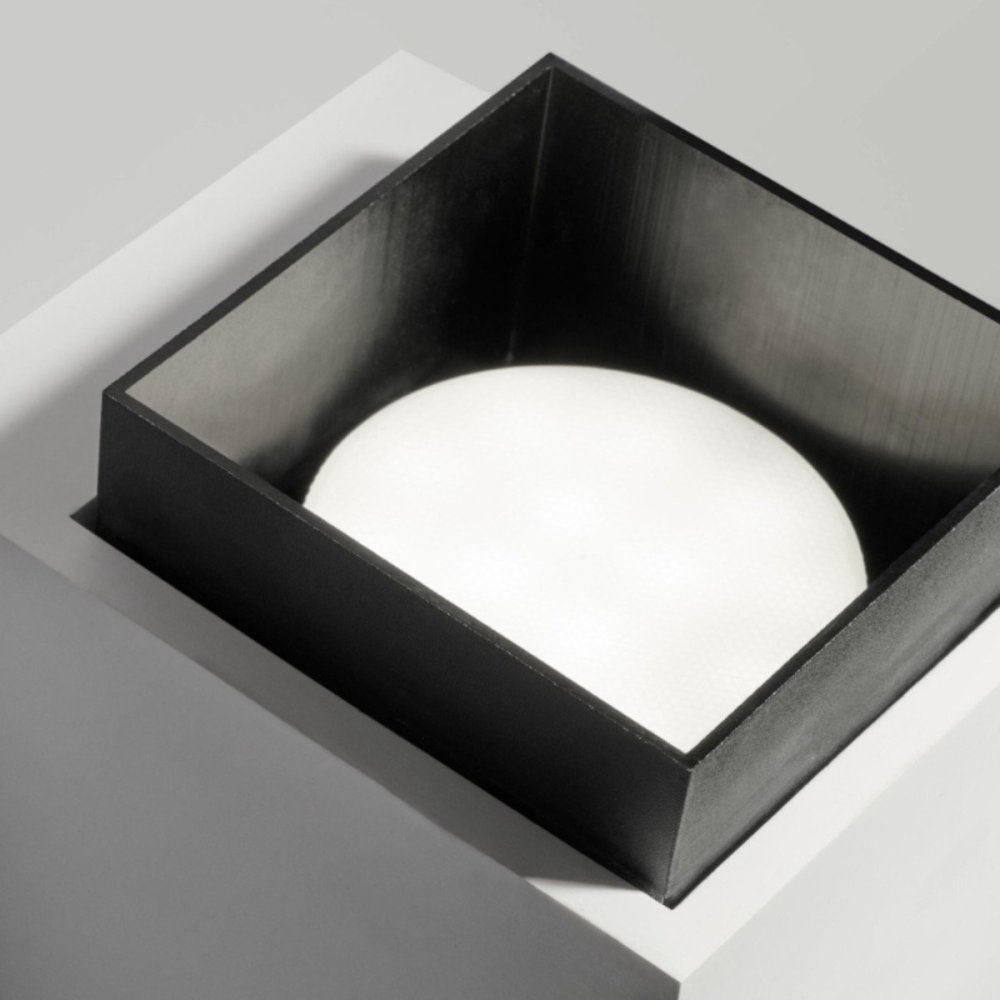 Aplique de yeso Sforzin SYME iluminación cuadrado GX53 LED